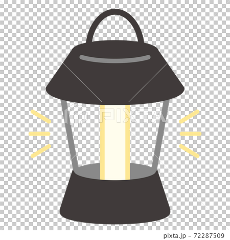 ランタンのシンプルなアイコンのイラスト素材